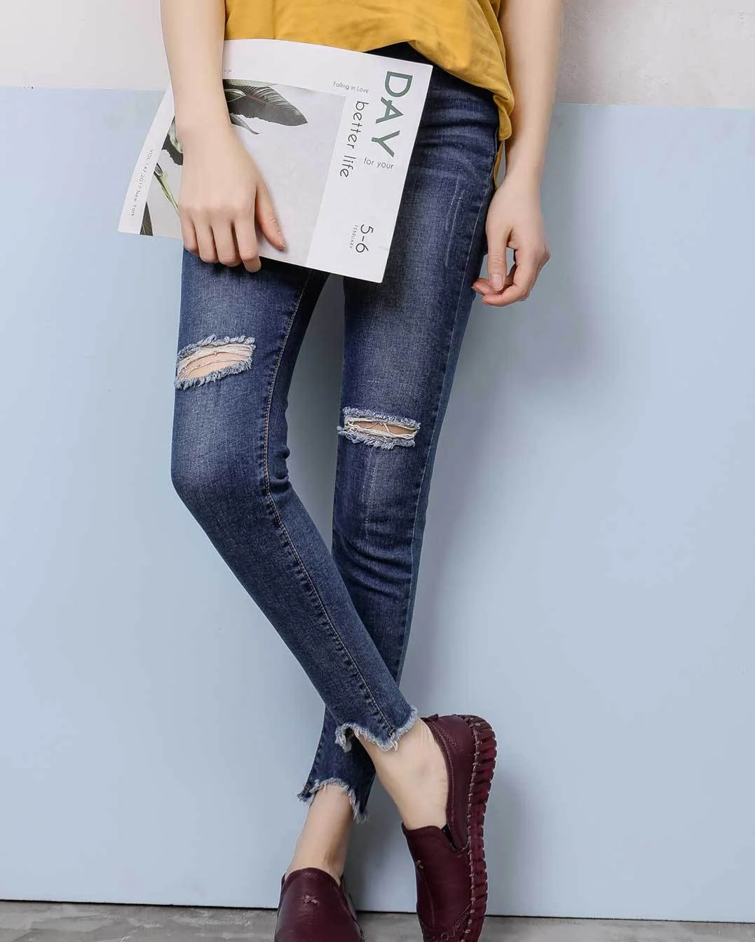 Genuine Leather Casual Women's Comfortable and Versatile Flat Non-slip Soft-soled Shoes - Image 9