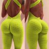 2018 New sexy full bandage sporting bodysuit Sleeveless solid jumpsuit and romper Summer bodycon overalls fitness jumpsuits - Takalr