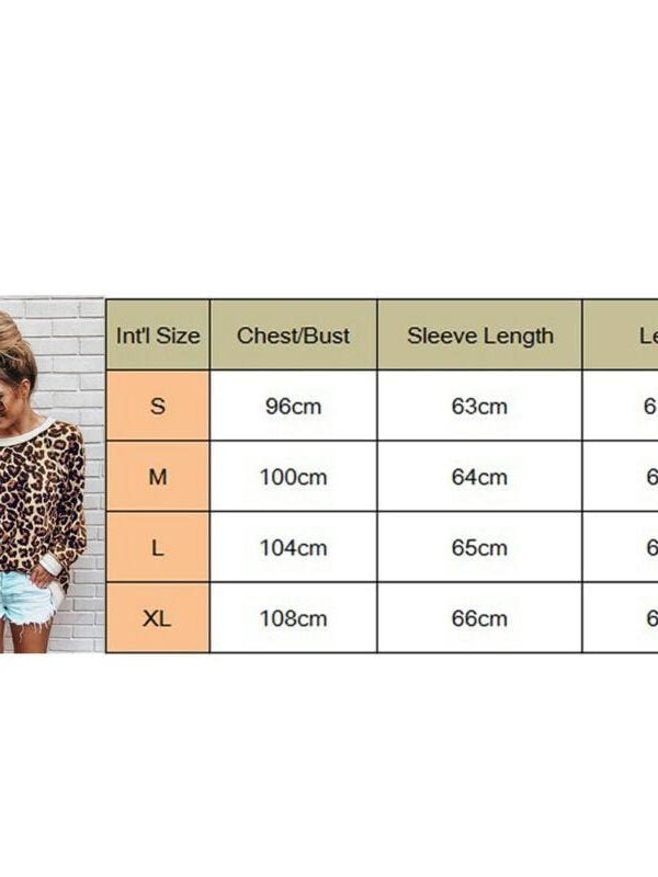 The Best 2019 Fashion Women Autumn Long Sleeve One Shoulder Top Leopard Tee Shirt Femme Ladies Tops Shirt Streetwear Online - Takalr