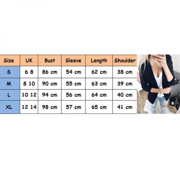 The Best 2019 Fashion Women Casual Suit Coat Business Blazer Long Sleeve Jacket Outwear Ladies Black pink Slim Blazer Coat Online - Takalr