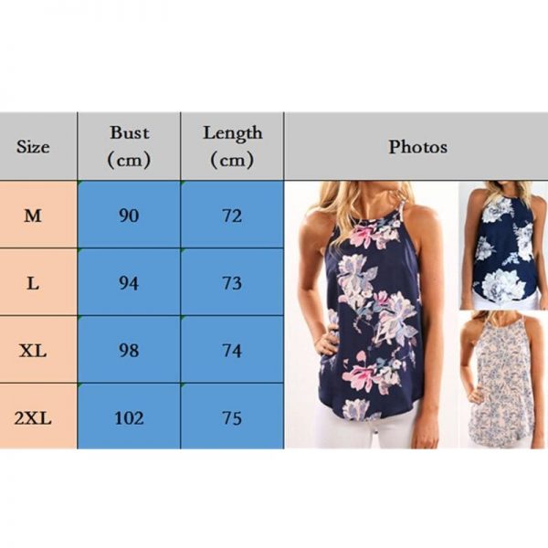 The Best 2019 Fashion Women Strappy Blouse Sleeveless Summer Ladies Casual Boho Floral Vest Shirt Tank Top Women Camisole Online - Takalr