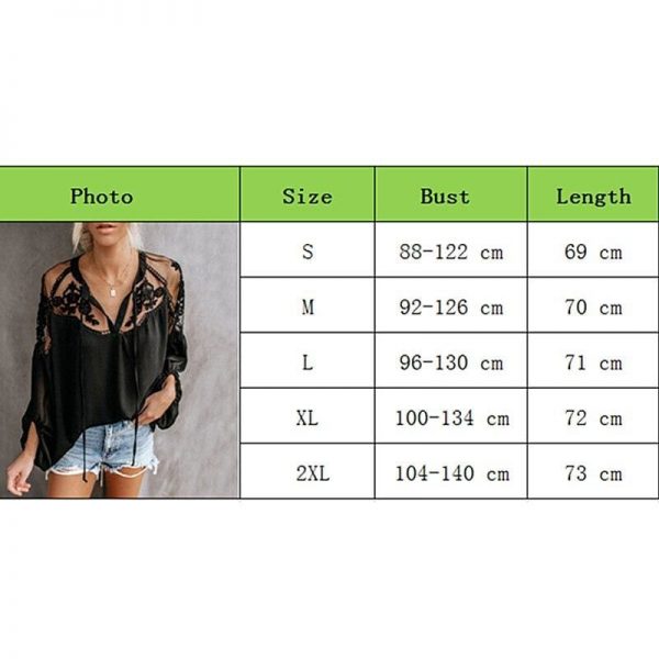 The Best 2019 Fashion Women Summer Lace Casual Tops Sexy Ladies Hollow Long Sleeve Blouse Shirt Costume Holiday Summer Clothes Online - Takalr