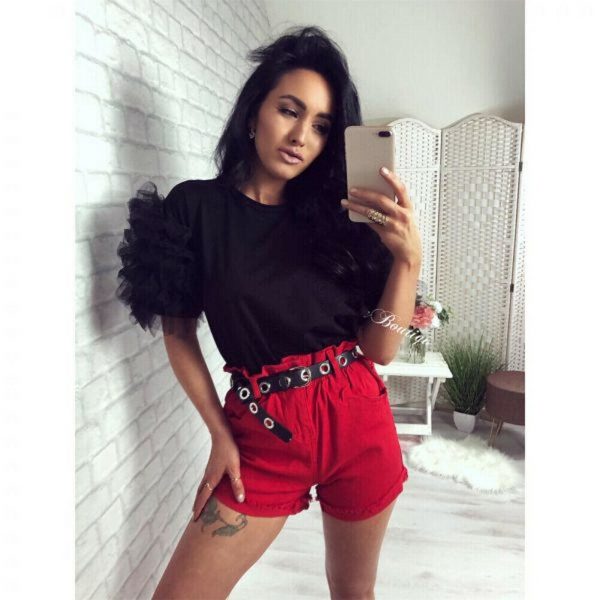 The Best 2019 Fashion Women Summer Ruffle Short Sleeve T Shirt Ladies Loose Casual Leopard Tops Shirt Holiday Outwear Streetwear Online - Takalr