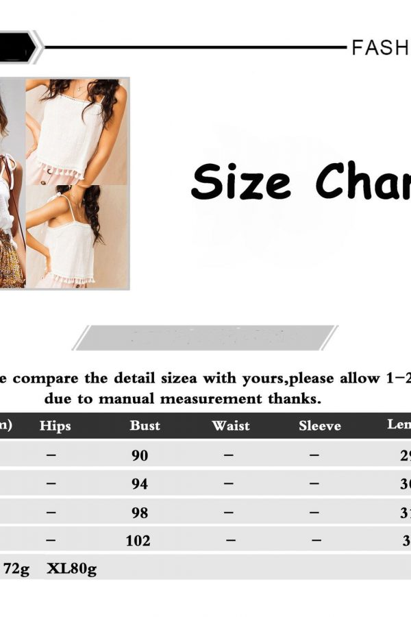 The Best 2019 Fashion Women Summer Tassel Vest Tops Sleeveless Blouse Casual Camis Tank Tops Femme Casual Vest Online - Takalr