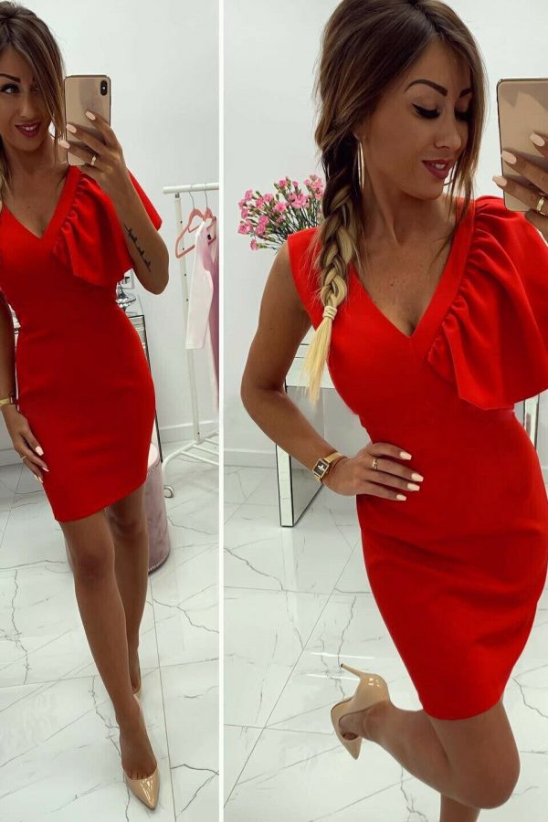 The Best 2019 New Elegant Women's Business Office Dress Bridesmaid Wedding Party Cocktail Mini V Neck Formal Bodycon Sheath Pencil Dress Online - Takalr