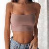 The Best 2019 New Fashion Women Sexy Crop Tops Solid Summer Camis Women Casual Tank Tops Vest Sleeveless Crop Tops blusas Online - Takalr