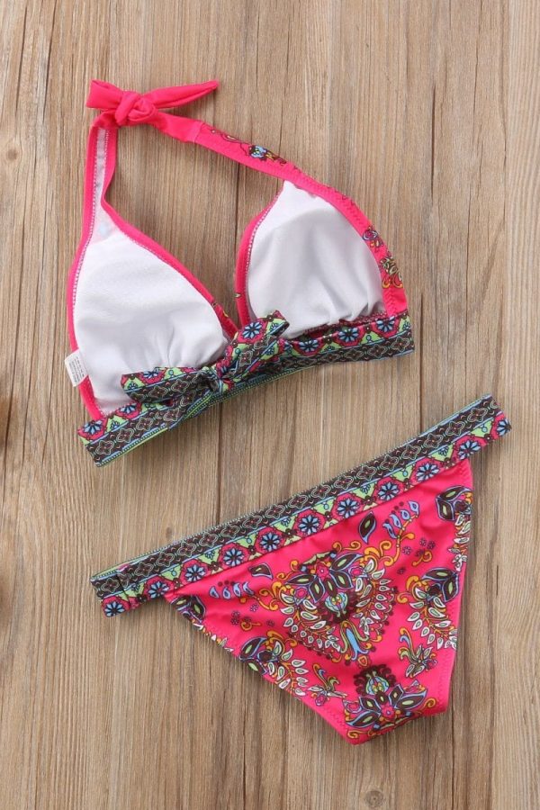 The Best 2019 New Floral Printed Women Bikini Set Push-up Swimsuit Bandage Swimming Costume Bathing Suit Swimwear Monokini Beachwear Online - Takalr