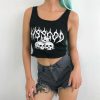 The Best 2019 New Sexy Women's Casual Slim Tank Top Vest Blouse Sleeveless Print Crop Top Shirt Cami Top Summer Clothes Online - Takalr