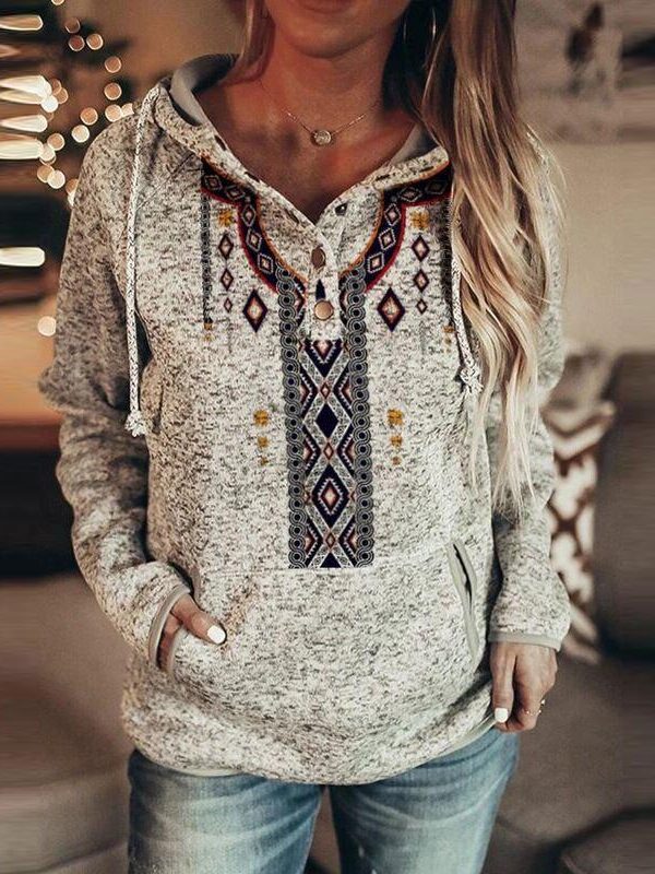 2020 Harajuku Style Women Hooded Sweatshirt Autumn Winter Casual Long Sleeve Hoodies Female Vintage Drawstring Tops Streetwear - Takalr