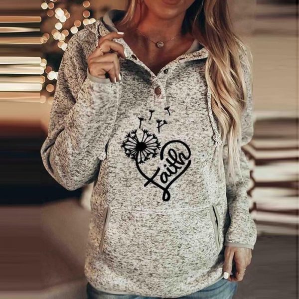 2020 Harajuku Style Women Hooded Sweatshirt Autumn Winter Casual Long Sleeve Hoodies Female Vintage Drawstring Tops Streetwear - Takalr