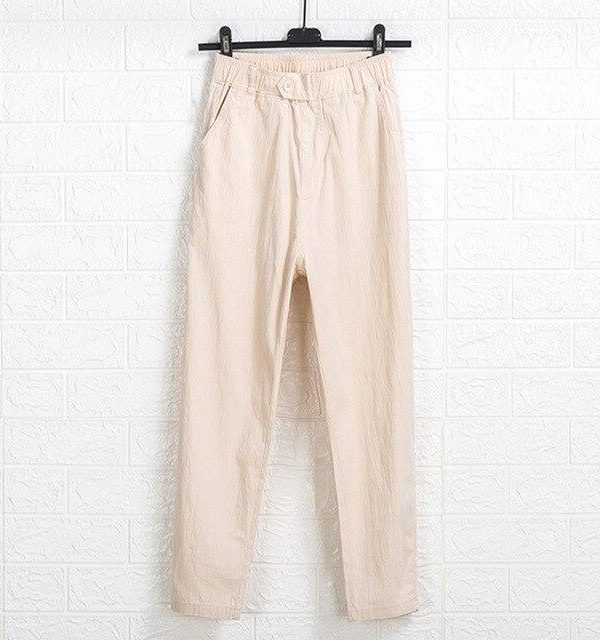 Summer Cotton Large size 5XL Cotton High Waist Women Pants Casual Pants Female Harajuku Loose Women Cargo pants - Takalr