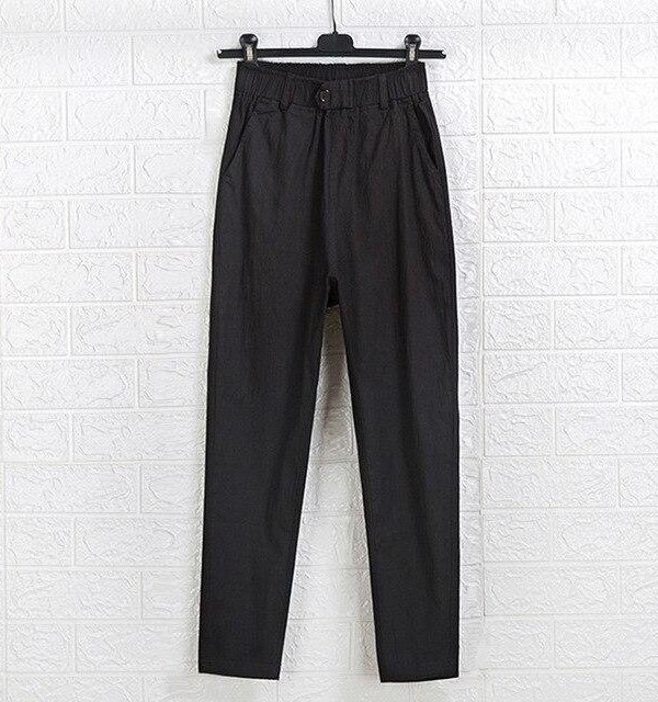 Summer Cotton Large size 5XL Cotton High Waist Women Pants Casual Pants Female Harajuku Loose Women Cargo pants - Takalr