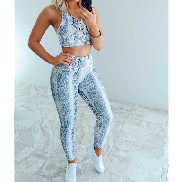 The Best 2pcs Women Outfits Set Running Vest Bra + High Waist Pants Gym Workout Casual Fitness Clothes Tights Sport Wear Tracksuit Online - Takalr