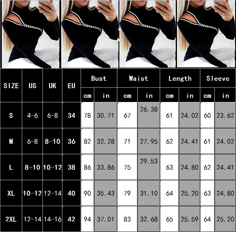 Women Pullover Tops Tee Long Sleeve Sweater Knitted Cold Shoulder Jumper