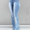 3XL Plus size high waist jeans Women Light blue skinny jeans woman Casaul pocket ripped denim pants combinaison pantalon - Takalr