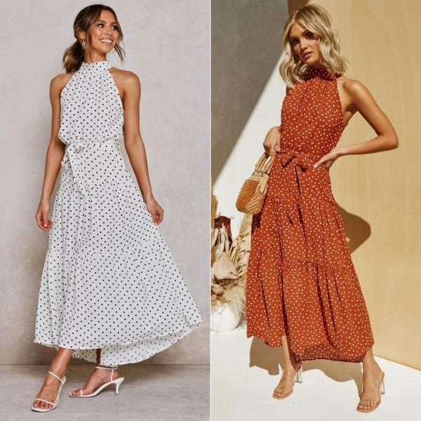 Boho Women Long A-Line Off Shoulder Elegant Sash Maxi Dress Women - Takalr