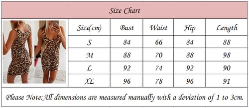 Women Leopard Print Bodycon Slim Fit Dress Ladies Evening Party Summer Clubwear Dress Sundress