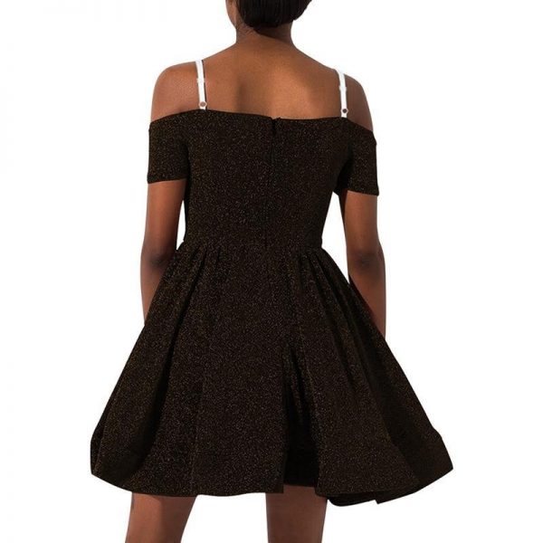 Glittering A-line Party Dress Women Shiny Mini Dress Sparkle Slim Strap Short Cocktail Dresses Summer Vestidos - Takalr