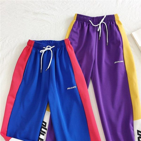 Loose Sports Pants Women Autumn  Students Harajuku BF casual Joggers Women Trousers  High Waist Chain Hip-hop Pants - Takalr