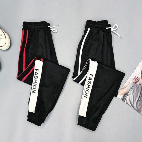 Harajuku Joggers Wide Leg SweatPants Women Trousers Plus Size High Waist Pants Streetwear Korean Casual Pant Femme Fall - Takalr