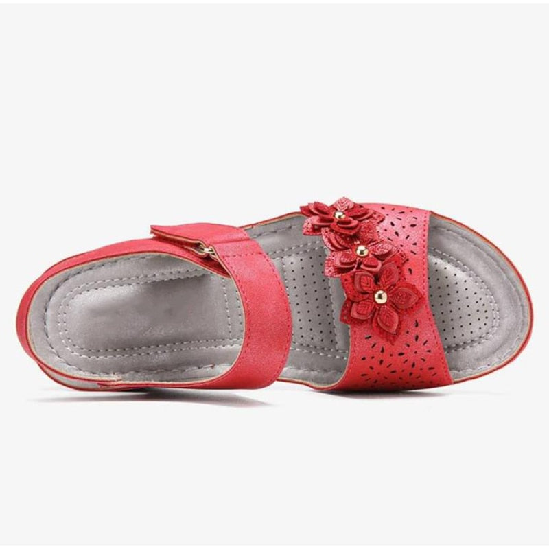 Women Sandals Summer Retro Shoes Wedges Casual Ladies Vintage Sandals Platform Plus Size Woman Fashion Footwear 2021 - Image 6