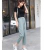 Summer Cotton Large size 5XL Cotton High Waist Women Pants Casual Pants Female Harajuku Loose Women Cargo pants - Takalr