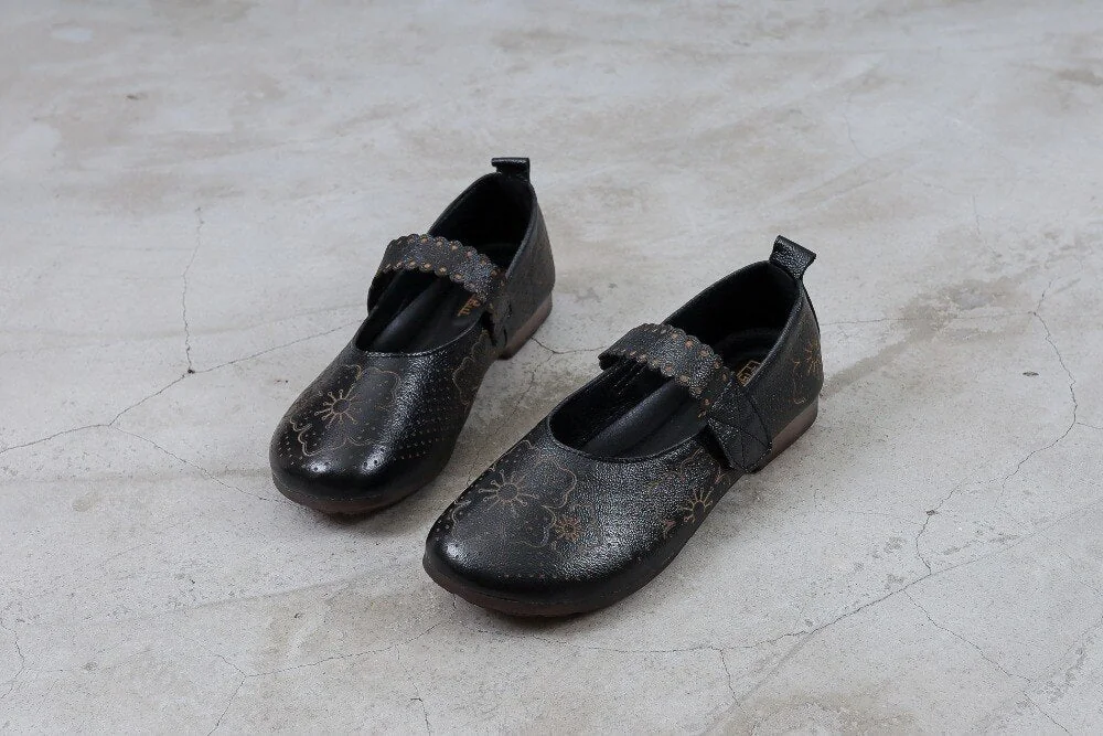 Genuine Leather Soft Bottom Women Flats Mother Shoes Comfort Oxford Shoes For Women Shoes Women Loafers Moccasins 35-42 - Image 43
