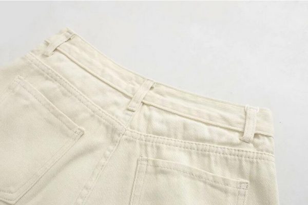 High Waist Cargo Pants Women Casual Mom Jeans - Takalr