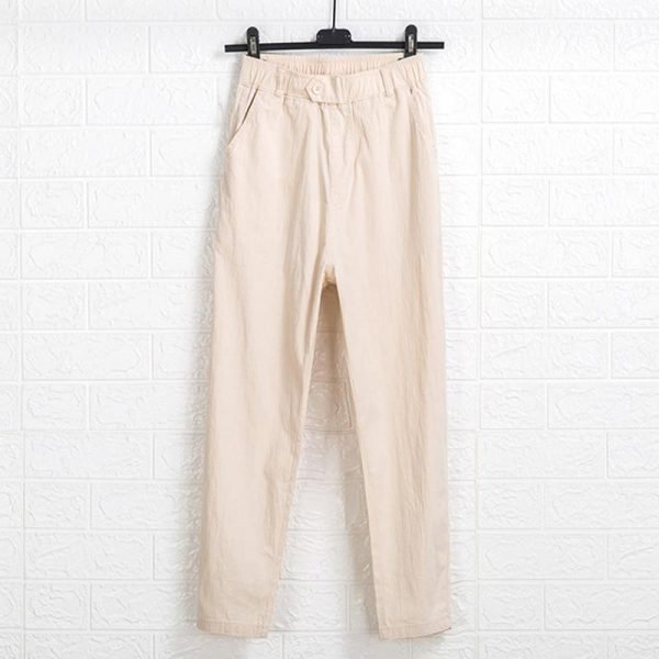 Summer Cotton Large size 5XL Cotton High Waist Women Pants Casual Pants Female Harajuku Loose Women Cargo pants - Takalr