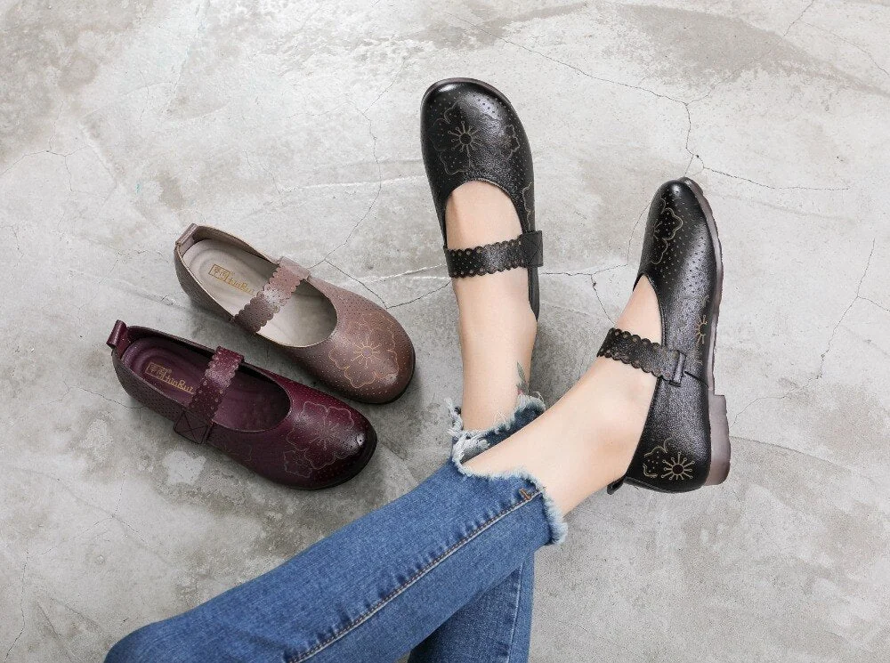 Genuine Leather Soft Bottom Women Flats Mother Shoes Comfort Oxford Shoes For Women Shoes Women Loafers Moccasins 35-42 - Image 12