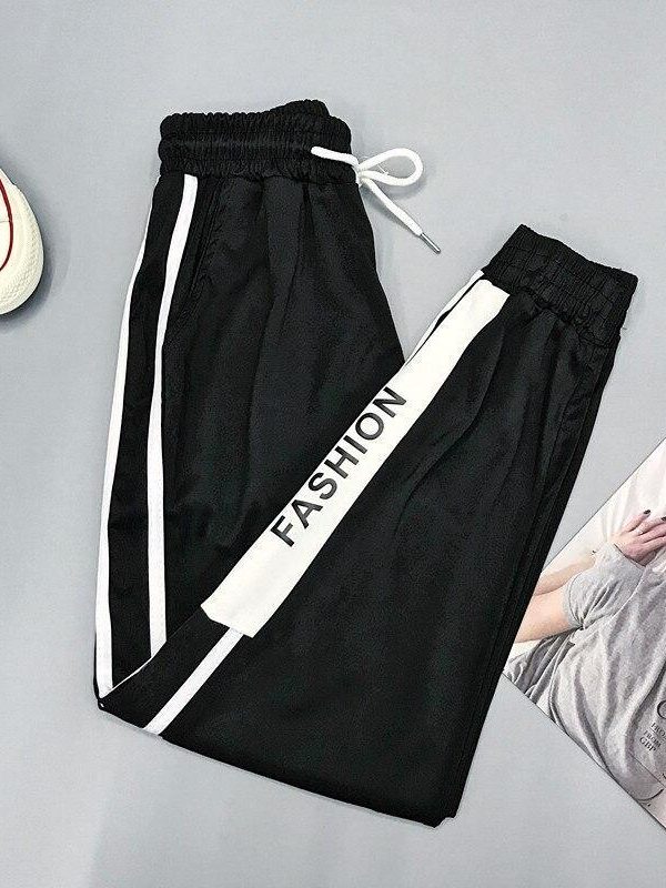 Harajuku Joggers Wide Leg SweatPants Women Trousers Plus Size High Waist Pants Streetwear Korean Casual Pant Femme Fall - Takalr