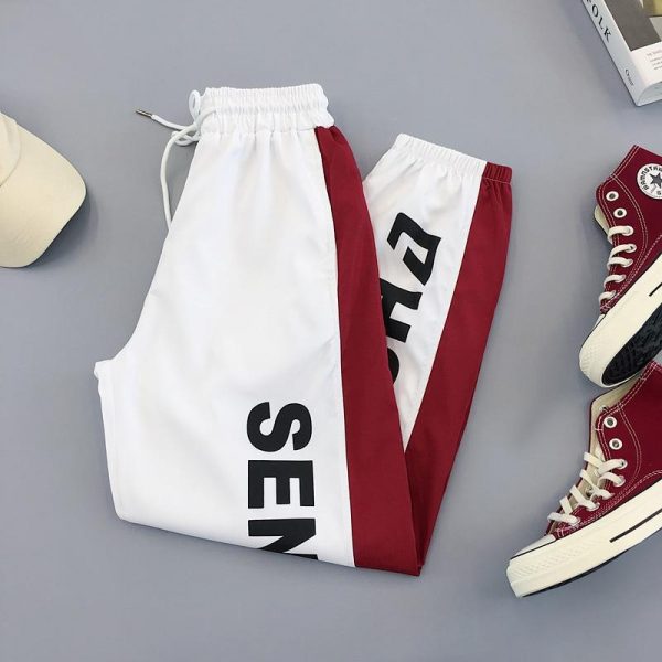 Plus Size Pants Women Casual High Waist Cargo Pants Women Loose Autumn Harajuku BF Hip Hop Casual Pants - Takalr