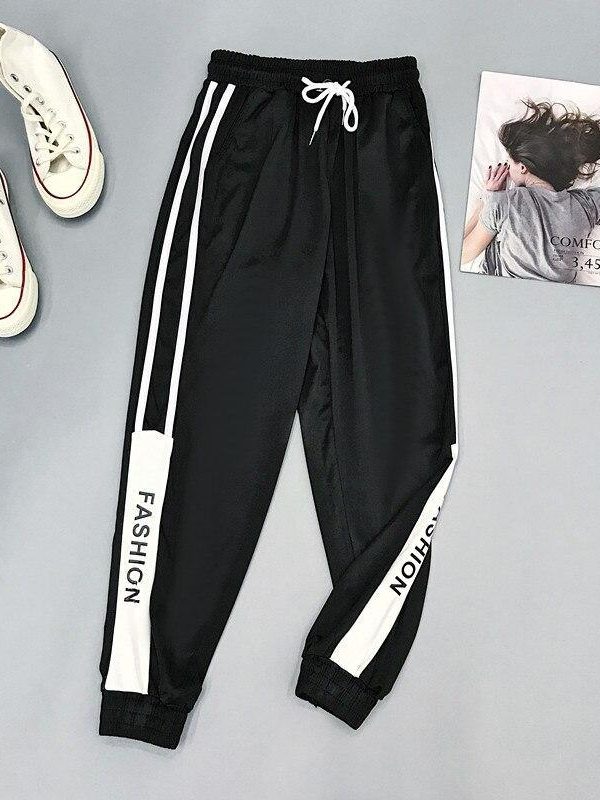 Harajuku Joggers Wide Leg SweatPants Women Trousers Plus Size High Waist Pants Streetwear Korean Casual Pant Femme Fall - Takalr