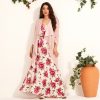 Spring New Ladies Fashion Sweet Color Sling Long Dress Irregular Loose Blouse Holiday Style Woman Sweet Pink Two-piece Suit