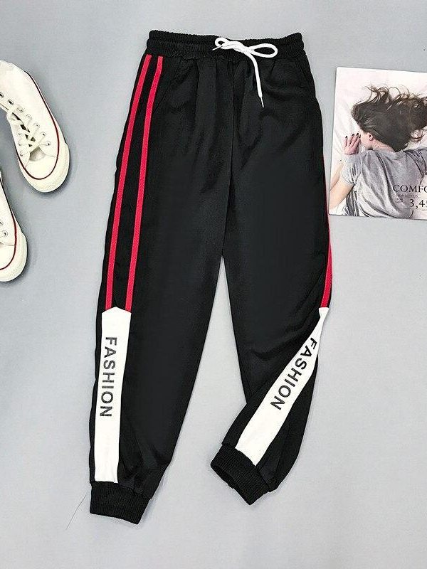 Harajuku Joggers Wide Leg SweatPants Women Trousers Plus Size High Waist Pants Streetwear Korean Casual Pant Femme Fall - Takalr