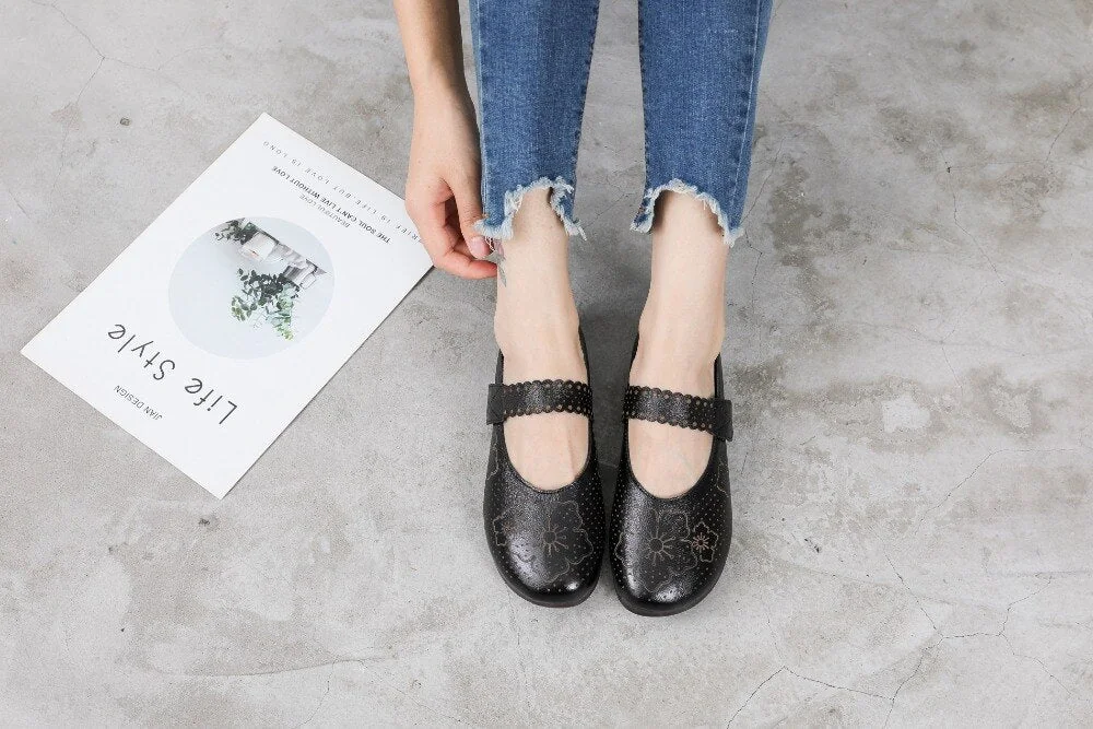 Genuine Leather Soft Bottom Women Flats Mother Shoes Comfort Oxford Shoes For Women Shoes Women Loafers Moccasins 35-42 - Image 8