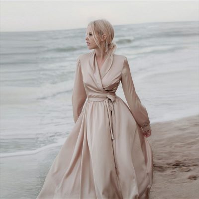 Maxi Long Holiday Boho Fashion Long Dress Lantern Sleeve Deep  V Neck Sexy Party Club Elegant Beach Style Vestidos