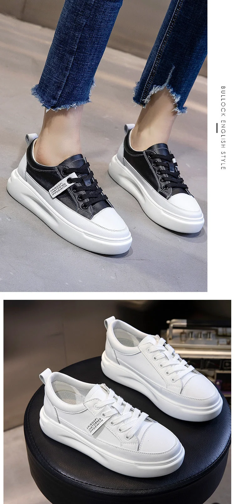 Shoes Women New Tennis Shoes Fashion Genuine Leather Platform Mesh Winter Warm Sneakers For Women White Sneakers Sport Shoe - Image 10