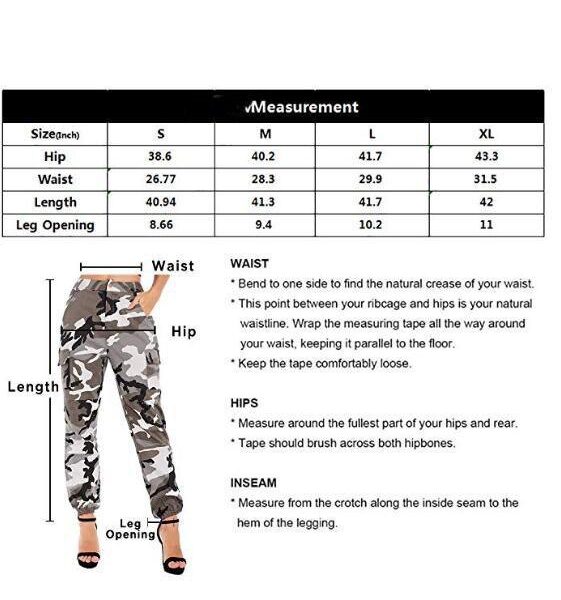 Printed Camouflage Loose Denim Casual Harem Pants Women’s Joggers High Waisted Slim Cargo Pants with Pockets Women Denim Jeans - Takalr