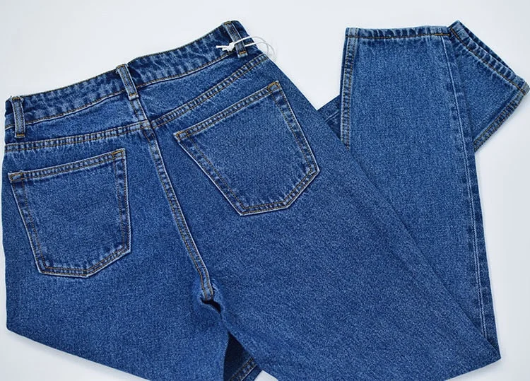 Jeans Woman High Waist Casual Straight Womens Jeans Ladies Denim Pants - Image 13