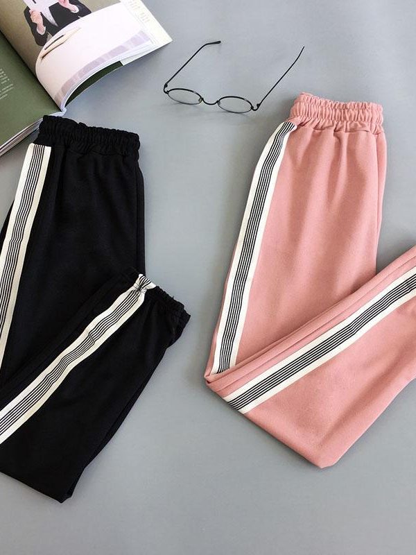 Women Sport Pant Hip Hop Women Fashion Casual Harem Pants Spring Sport Pants BF Harajuku Streetwear Women's Pants - Takalr