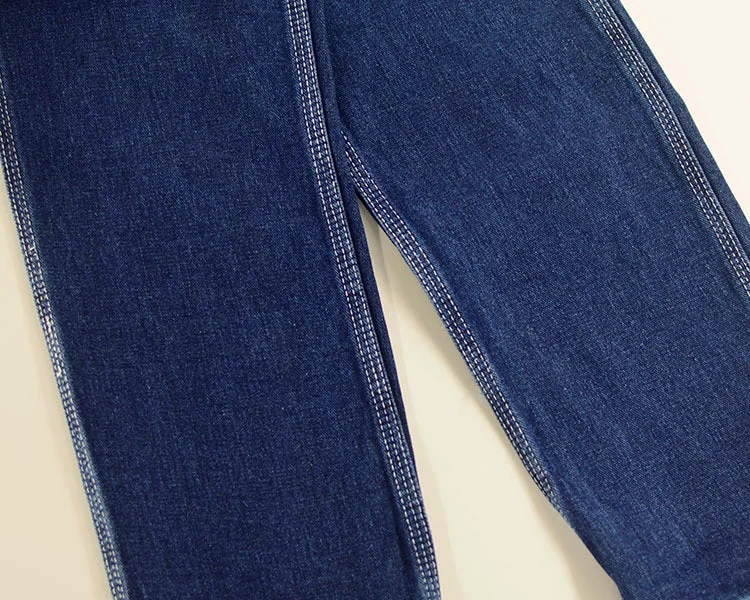 Patchwork Spliced Boyfriend Jeans For Women Pocket Straight Denim Jeans Woman Ladies Safari Jeans Streetwear - Image 10