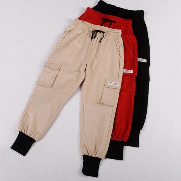 Autumn Hip Hop Cargo Pants Women Streetwear Trousers Women Harajuku BF Pants for Women High Waist Fashion Women's pants - Takalr