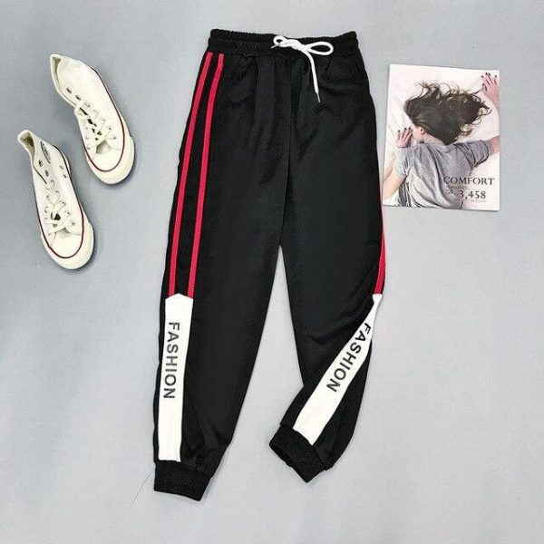 Harajuku Joggers Wide Leg SweatPants Women Trousers Plus Size High Waist Pants Streetwear Korean Casual Pant Femme Fall - Takalr