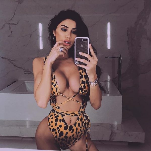 Sexy Leopard One Piece Swimsuit Female 2021 New Arrival Beachwear Backless String Swimwear Women Bodysuit Monokini L - Takalr