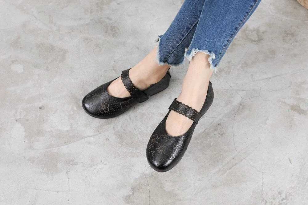 Genuine Leather Soft Bottom Women Flats Mother Shoes Comfort Oxford Shoes For Women Shoes Women Loafers Moccasins 35-42 - Image 7
