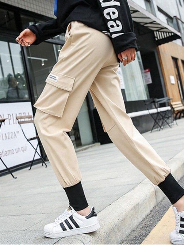 Autumn Hip Hop Cargo Pants Women Streetwear Trousers Women Harajuku BF Pants for Women High Waist Fashion Women's pants - Takalr