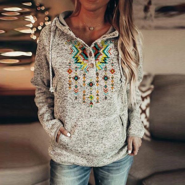 2020 Harajuku Style Women Hooded Sweatshirt Autumn Winter Casual Long Sleeve Hoodies Female Vintage Drawstring Tops Streetwear - Takalr