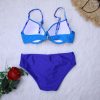 2021 New Sexy Push Up Bikinis Set Swimwear Women Swimsuits Bathing Suit Women Halter biquini Leaf Print Beach Wear Bikini - Takalr