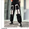 Harajuku Big Pocket Cargo Pants Women High Waist Streetwear Wide leg Casual Pants Women - Takalr